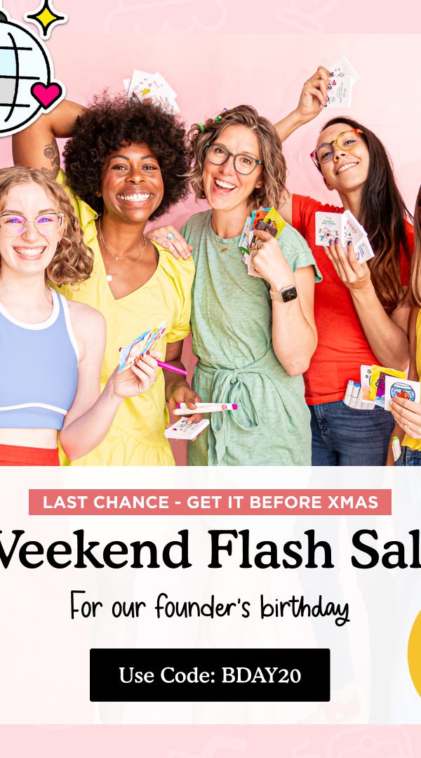 Shanti's Birthday Sale – 20% Off $42+ — A Brighter Year ad creative