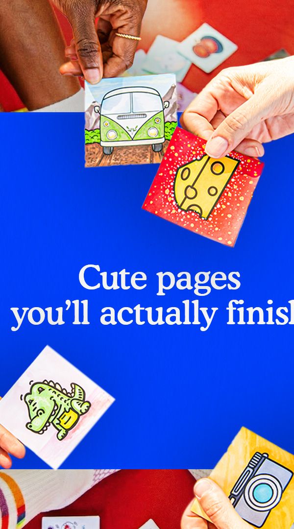 Cute Pages You'll Actually Finish — A Brighter Year ad creative