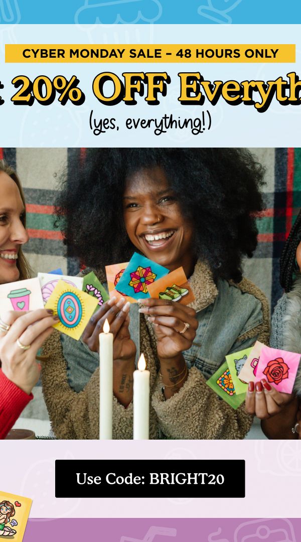 Cyber Monday — A Brighter Year ad creative