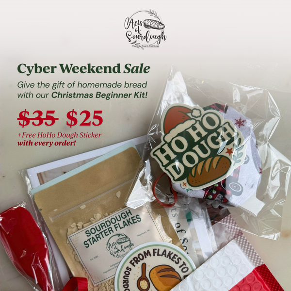 BFCM – $25 Christmas Beginner Kit — Acts of Sourdough ad creative