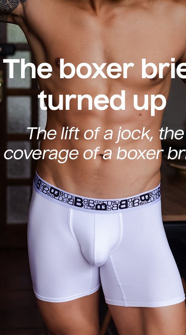 Joxer Brief – 'The Boxer Brief, Turned Up' — Beauboy Meanswear ad creative