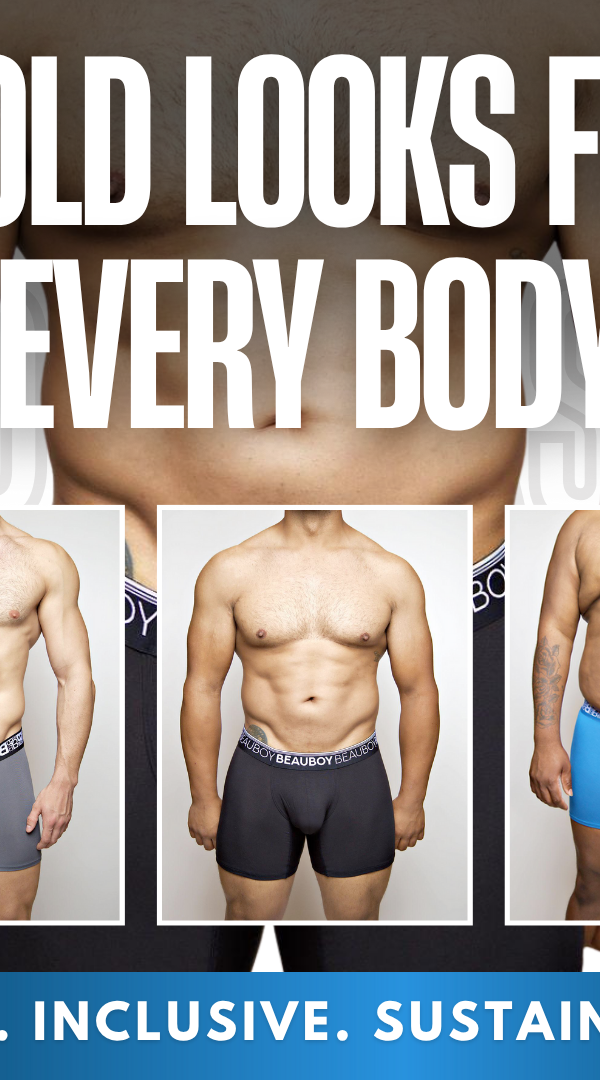 Joxer Brief – Inclusivity Ad — Beauboy Meanswear ad creative