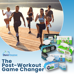 lifestyle Adult Body Wipes ad — DURA Cleanse