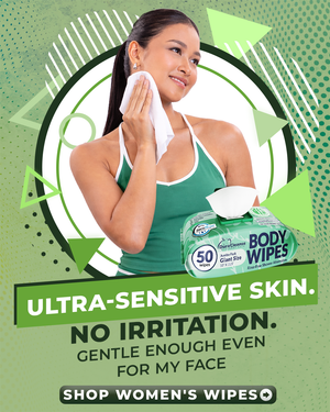 credibility Adult Body Wipes ad — DURA Cleanse