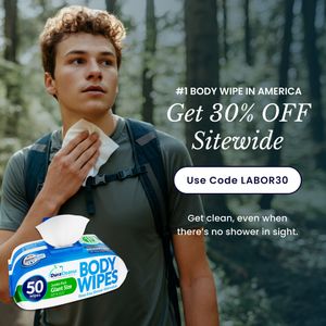 Static Adult Body Wipes ad — DURA Cleanse