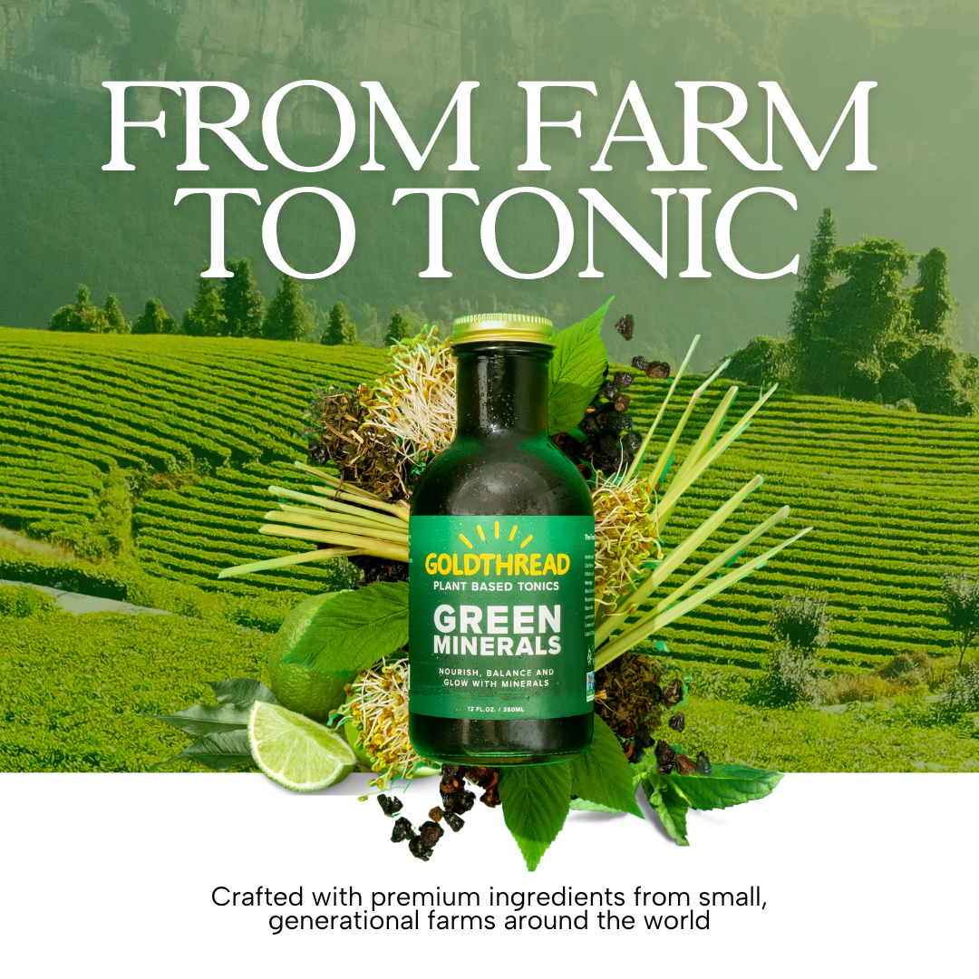 brand story Plant-Based Herbal Tonics ad creative — Goldthread