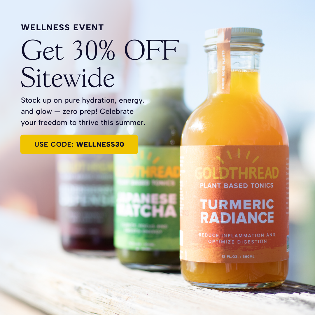 seasonal Plant-Based Herbal Tonics ad creative — Goldthread