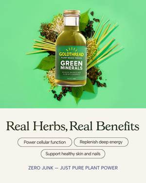 educational Plant-Based Herbal Tonics ad — Goldthread