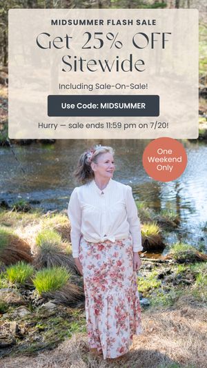 urgency Women's Apparel – Romantic & Prairie-Inspired ad — Modern Prairie