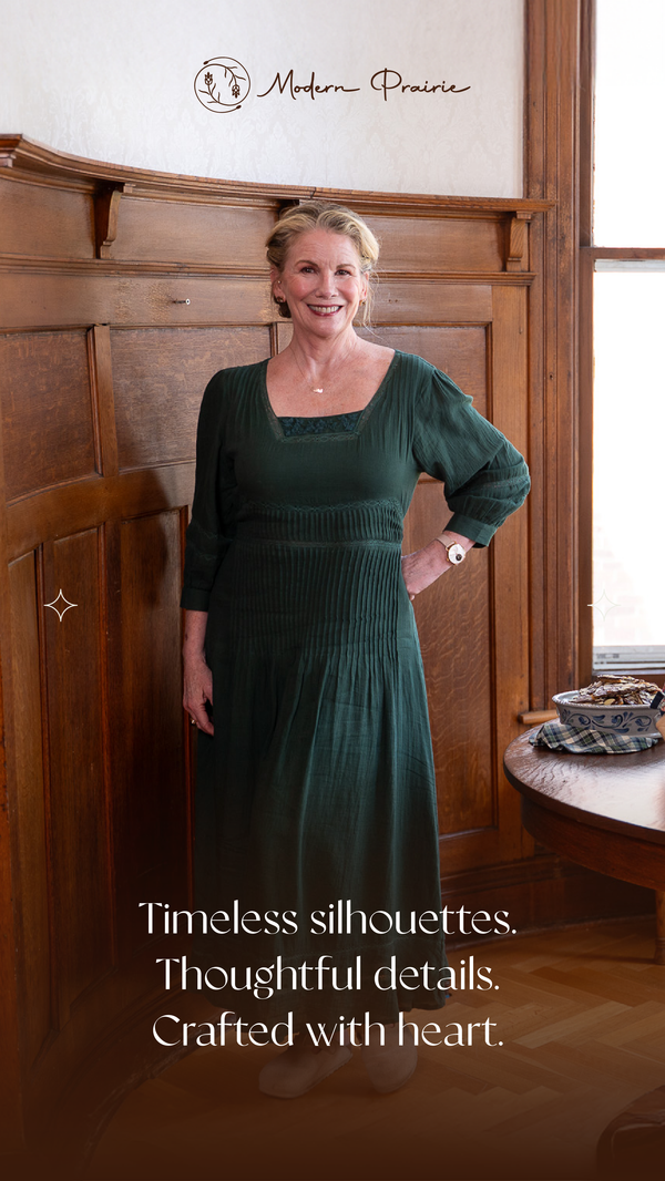 Evergreen Apparel – Melissa — Modern Prairie ad creative