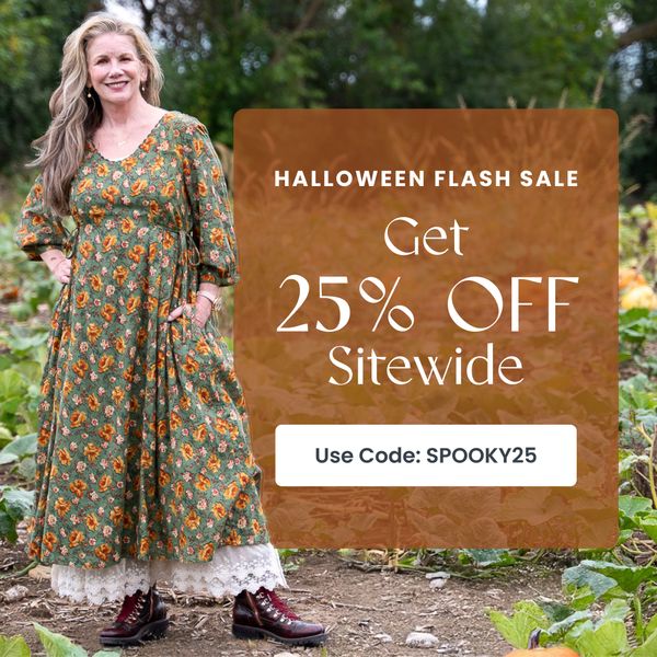 Halloween Flash Sale – 25% Off Sitewide — Modern Prairie ad creative