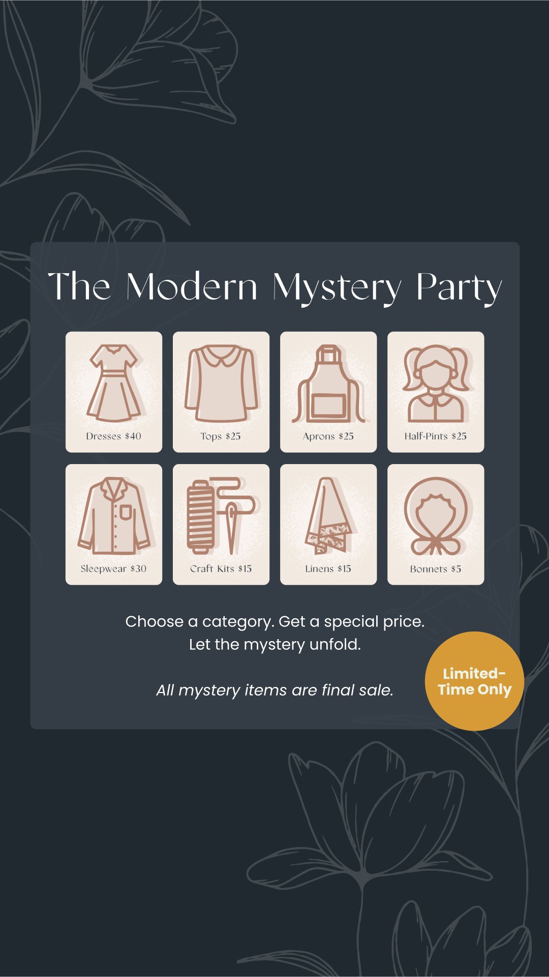 offer led Women's Apparel – Romantic & Prairie-Inspired ad creative — Modern Prairie
