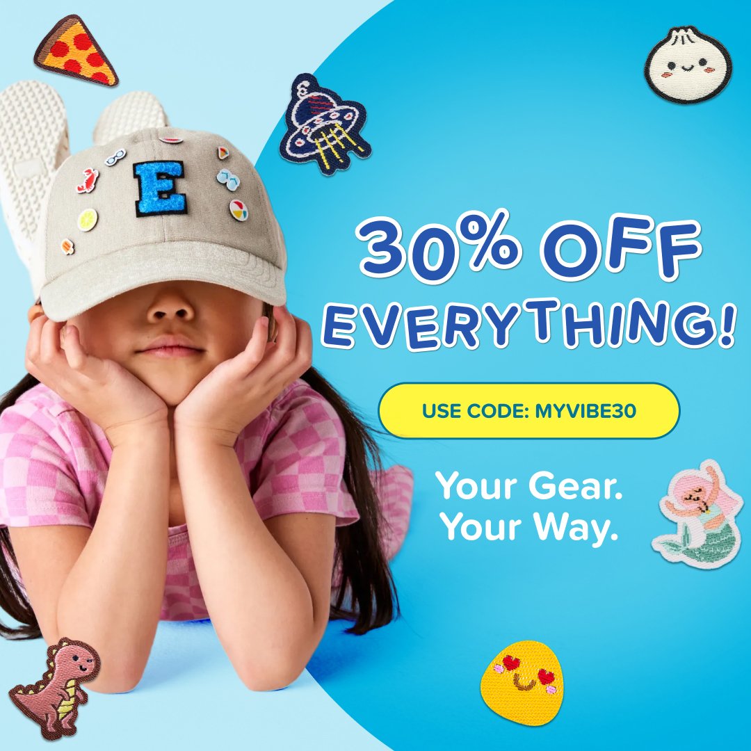 offer led Kids' Customizable Patches & Accessories ad creative — Patchumz