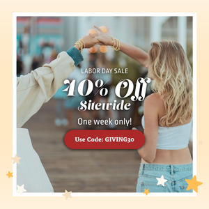 seasonal Inspirational Word Jewelry ad — The Giving Keys