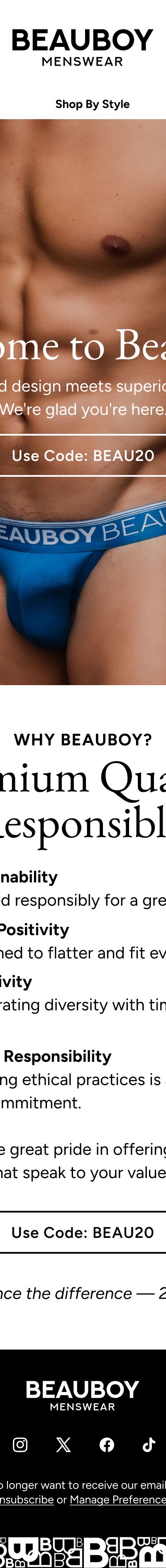 Welcome Offer — Beauboy