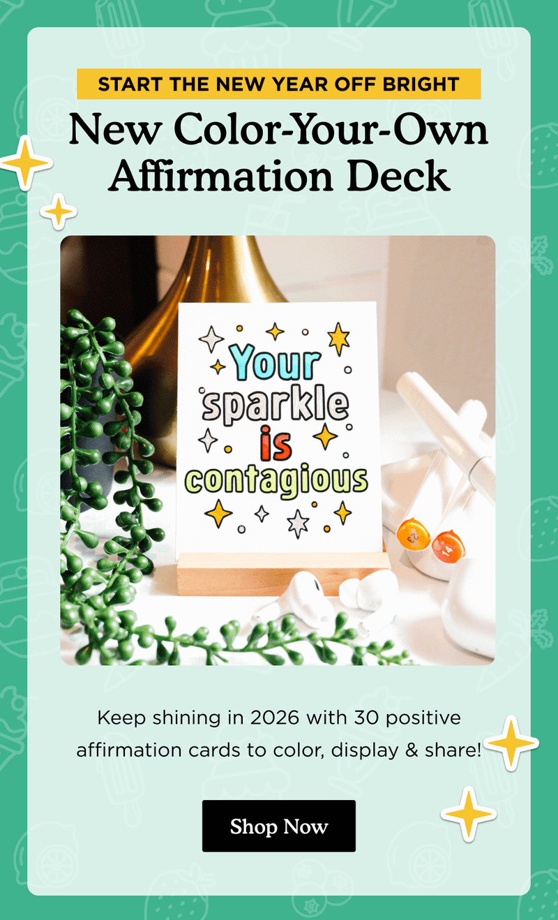 Educational email — New Year Affirmation Deck by Brighter Year