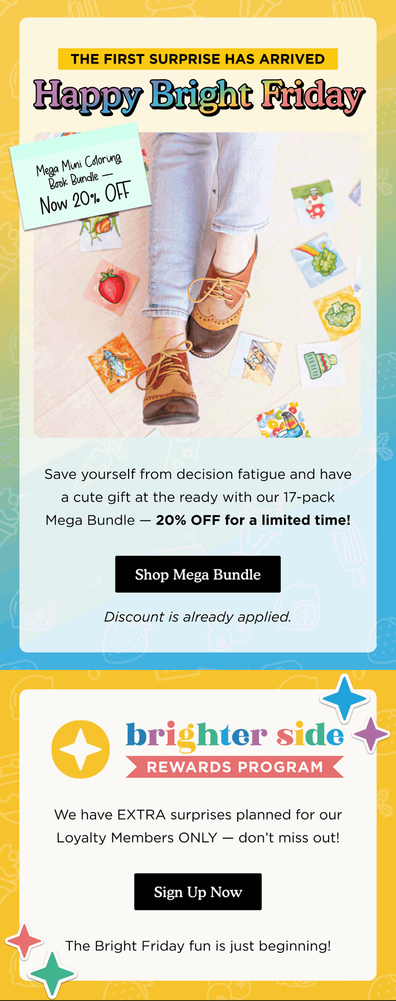 Seasonal email — Easter Spring Shelves by Brighter Year