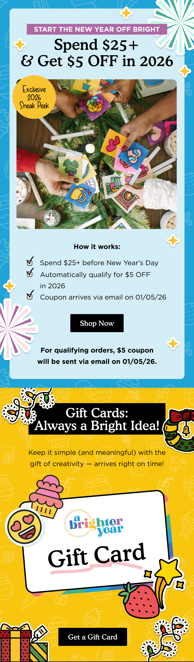 Seasonal email — Faire Market Coming January by Brighter Year