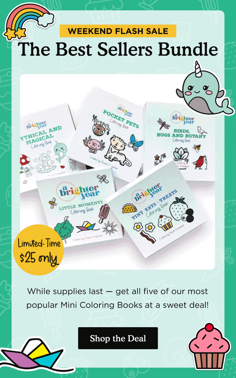 Seasonal email — Halloween Village Color Your Own by Brighter Year