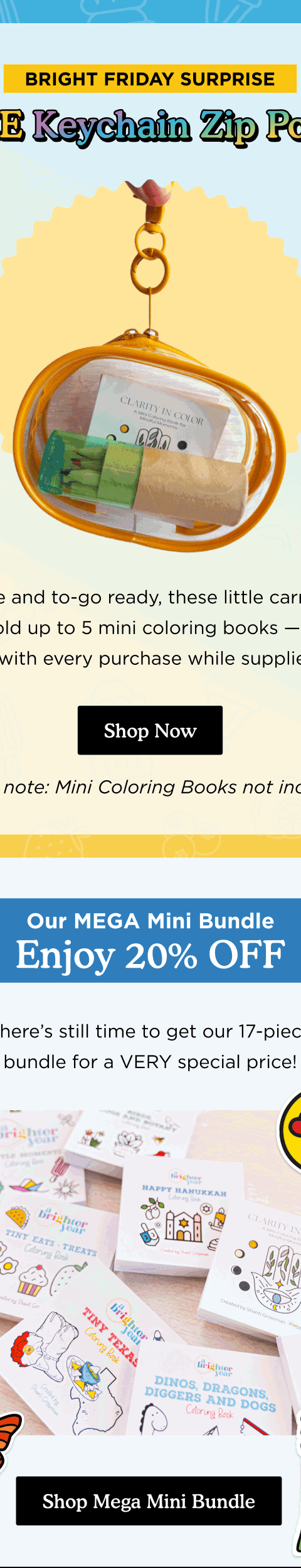 Holiday Gift Guide — Brighter Year email