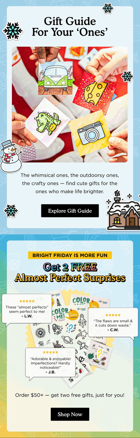 Spend 25 Get 5 Off — Brighter Year email