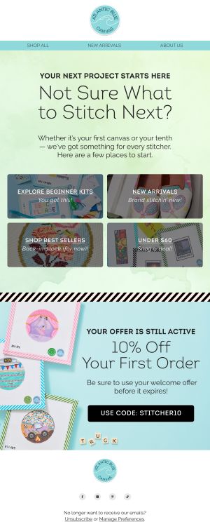 Not Sure What to Stitch Next? — Atlantic Blue Canvas email