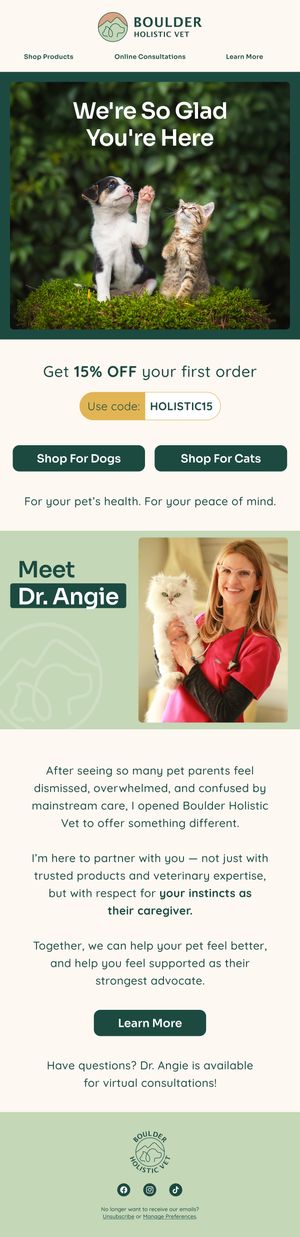 Welcome to Boulder Holistic Vet — Boulder email