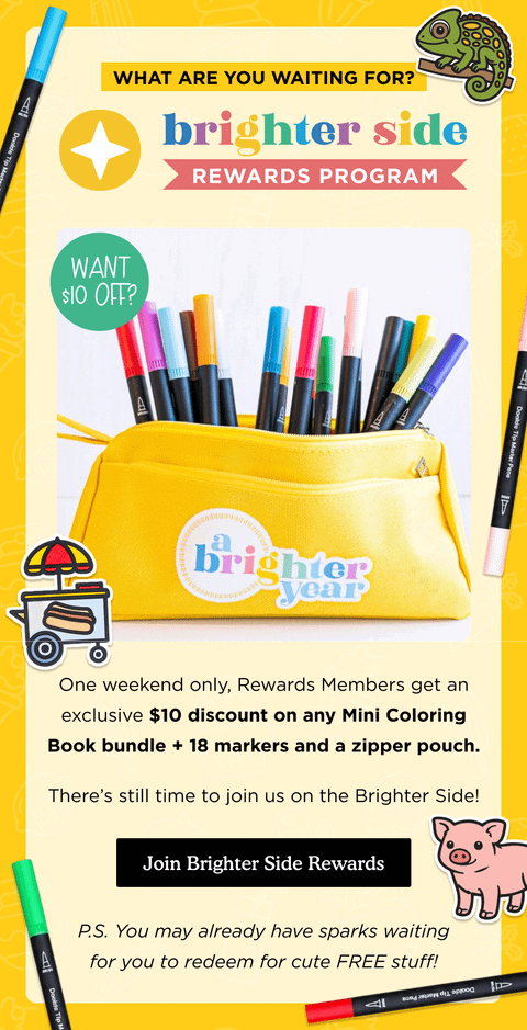 Join Brighter Side Rewards — A Brighter Year email