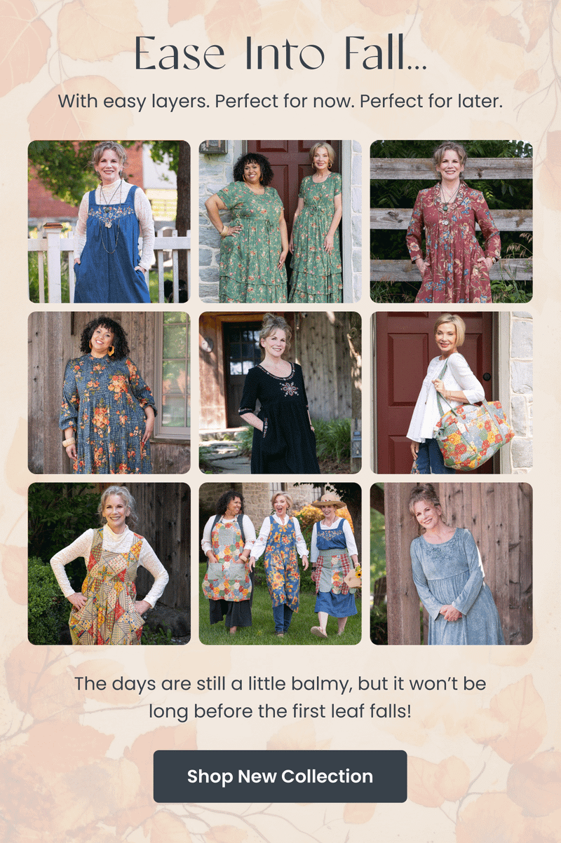 Seasonal email — Ease Into Fall — New Arrivals by Modern Prairie