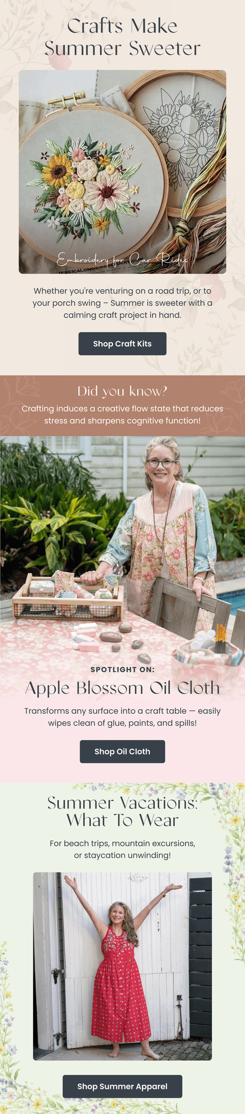 Crafts Make Summer Sweeter — Modern Prairie email