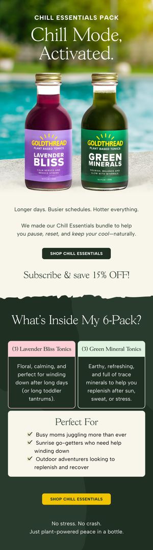 Chill Essentials Pack Bundle — Goldthread email