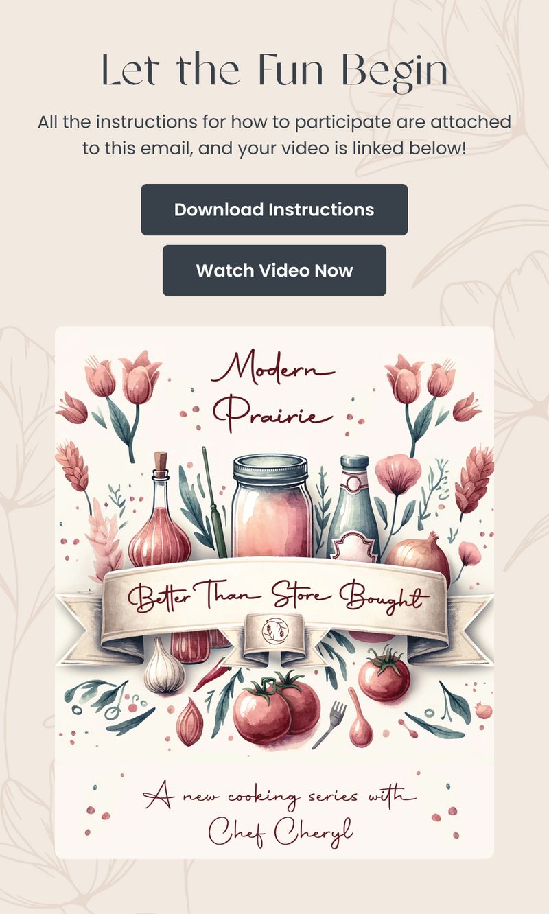 Educational email — Better Than Store Bought by Modern Prairie