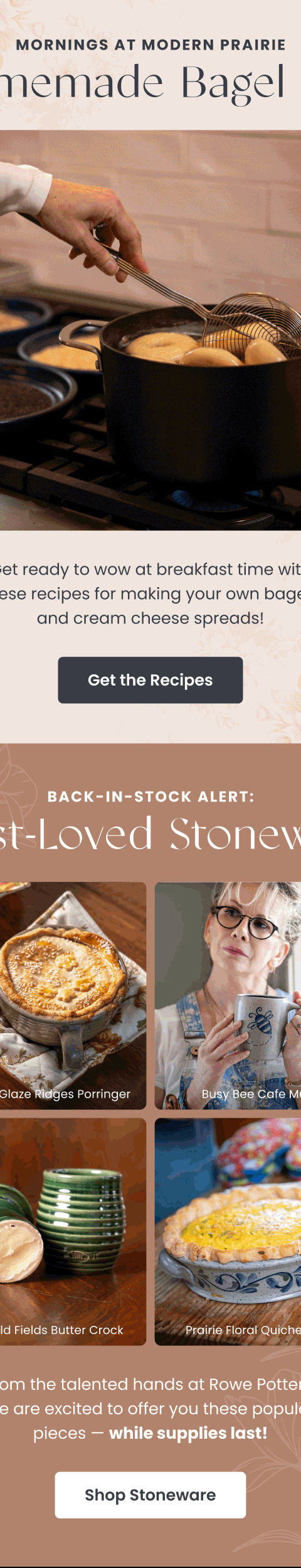 Homemade Bagel Bar Recipes — Modern Prairie email