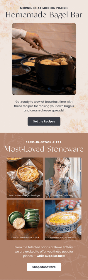 Homemade Bagel Bar Recipes — Modern Prairie email