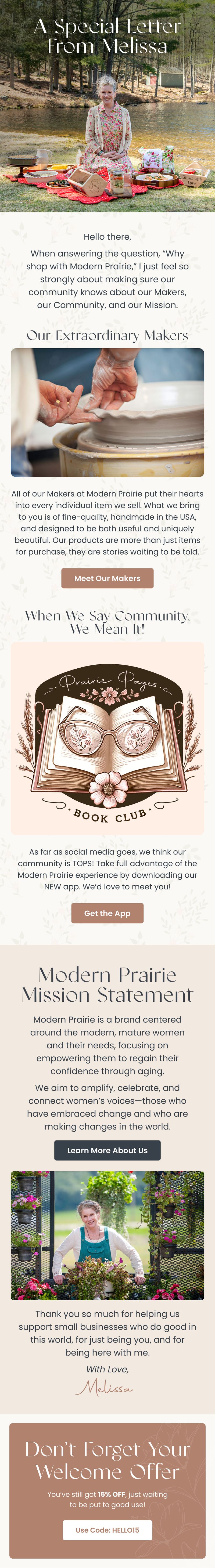 Educational email — Makers And Community Stories by Modern Prairie