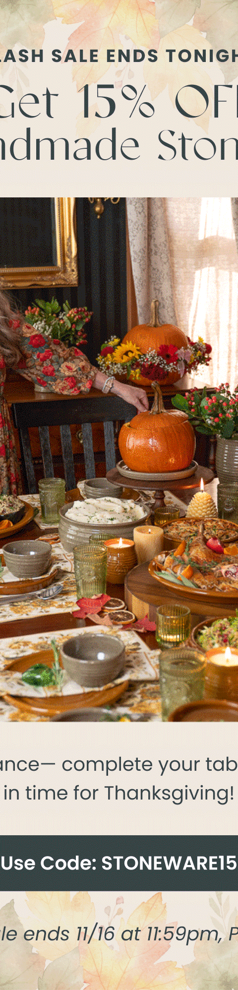 Flash Sale Ends Tonight — Modern Prairie email