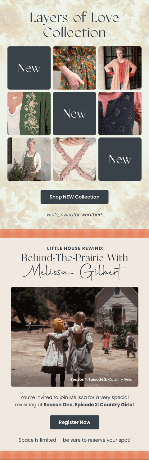New Layers Of Love Collection — Modern Prairie email