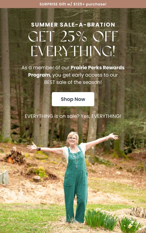 Summer Sale Early Access — Modern Prairie email