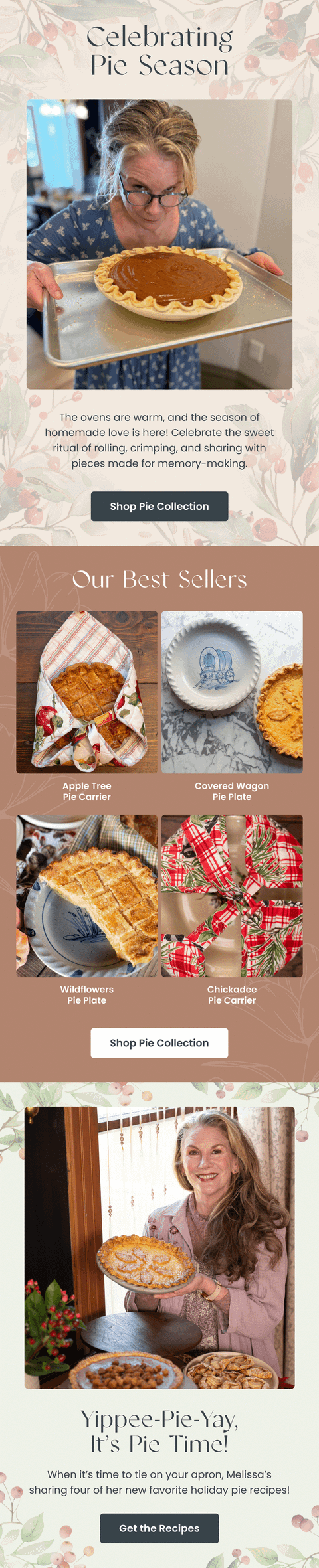 Celebrating Pie Season — Modern Prairie email