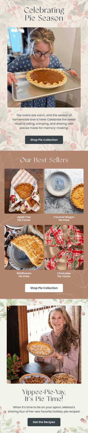Celebrating Pie Season — Modern Prairie email