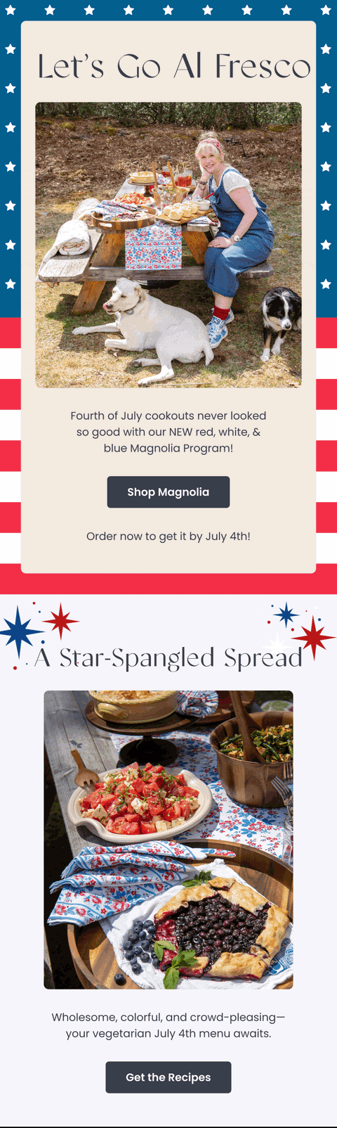 Fourth Of July Al Fresco — Modern Prairie email