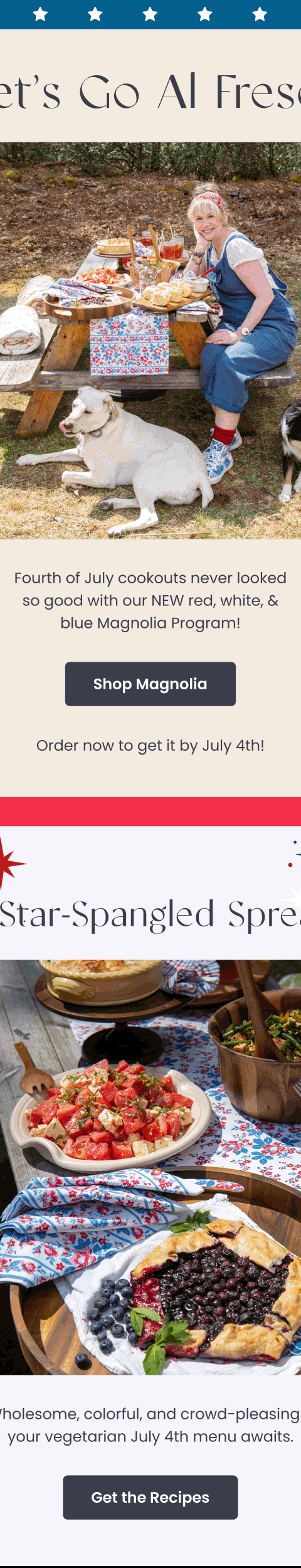 Fourth Of July Al Fresco — Modern Prairie email