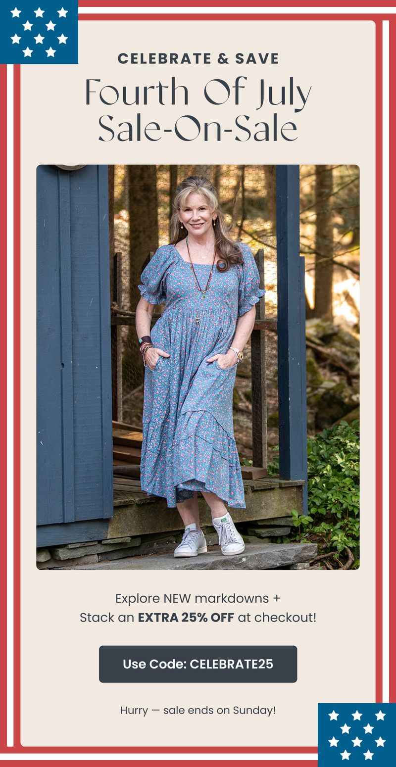 Seasonal email — Fourth Of July Hurry Ends Sunday by Modern Prairie