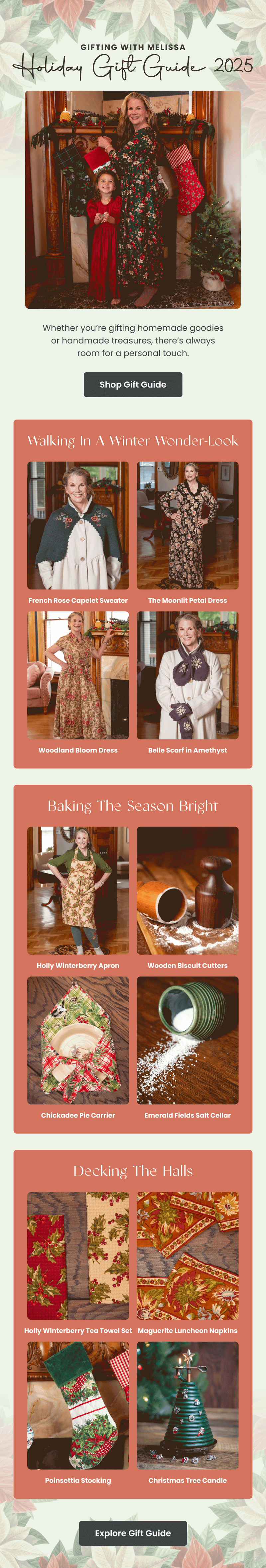 Seasonal email — Holiday Gift Guide 2025 by Modern Prairie