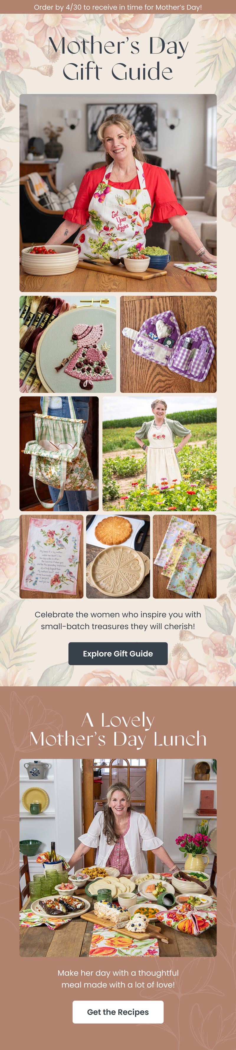 Seasonal email — Melissa Kitchen Spring Launch by Modern Prairie