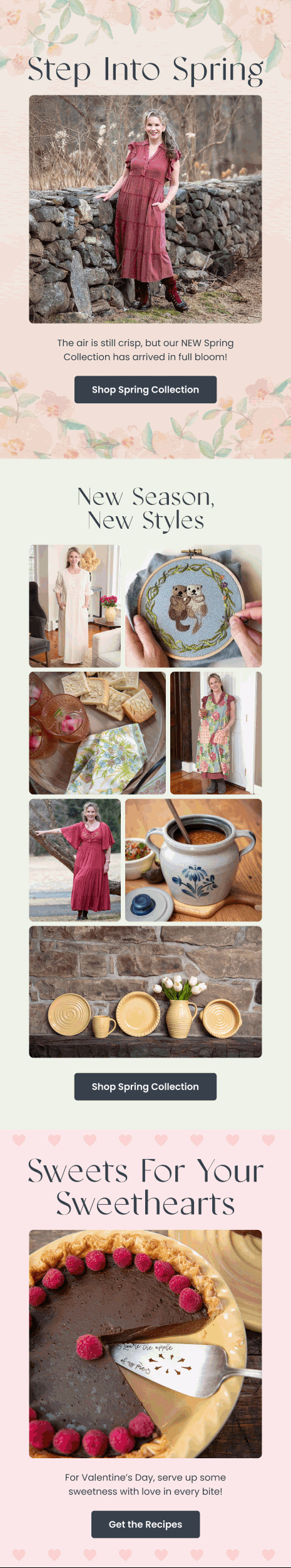 Step Into Spring Sweets — Modern Prairie email