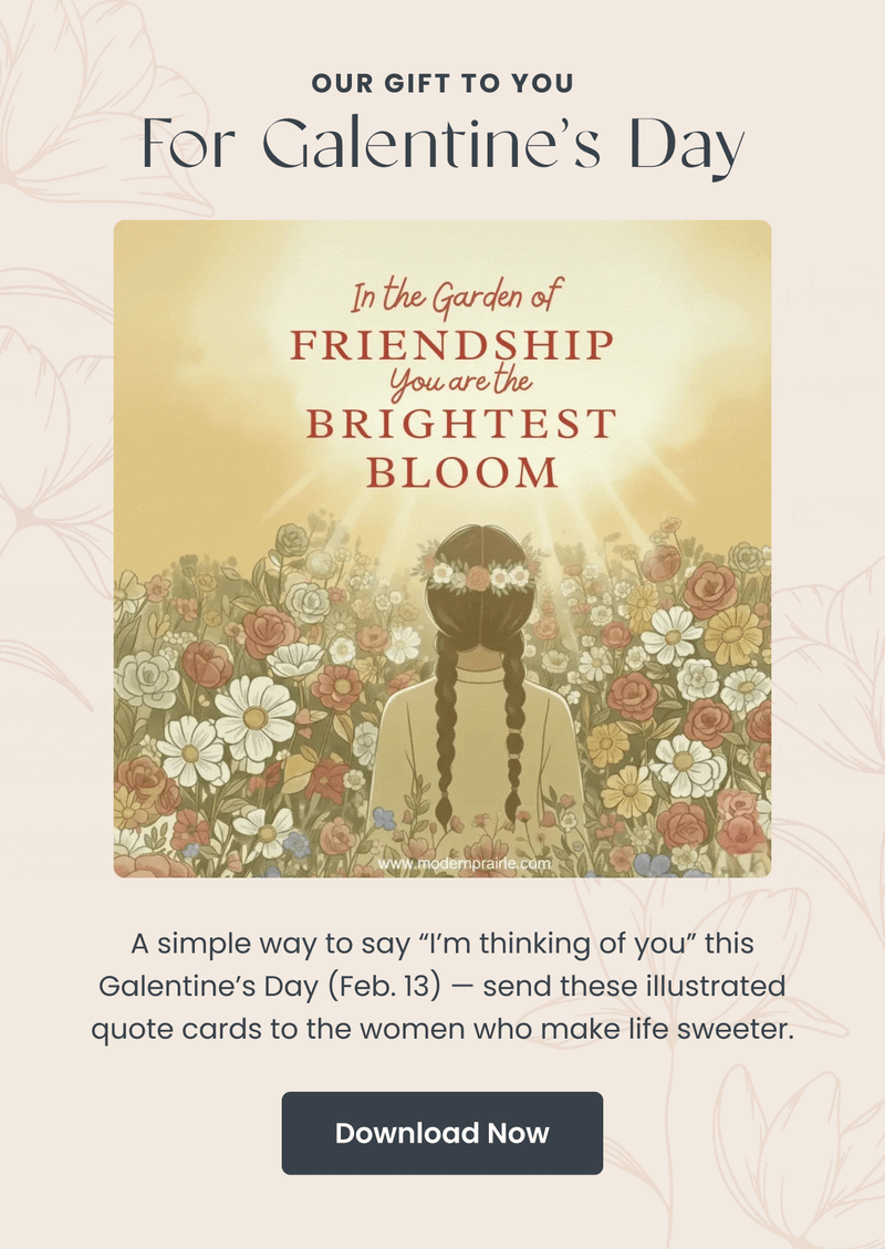 Seasonal email — Valentine's Day Gift by Modern Prairie