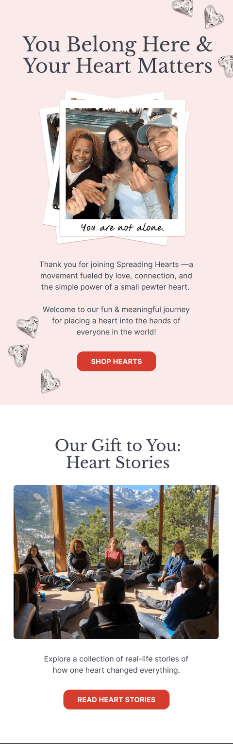 You Belong Here Heart Matters — Modern Prairie email